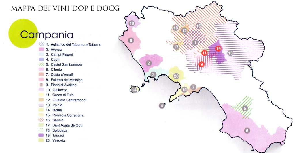 mappa dop & Docg